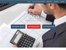 Tablet Screenshot of oacoprofessionalservices.com